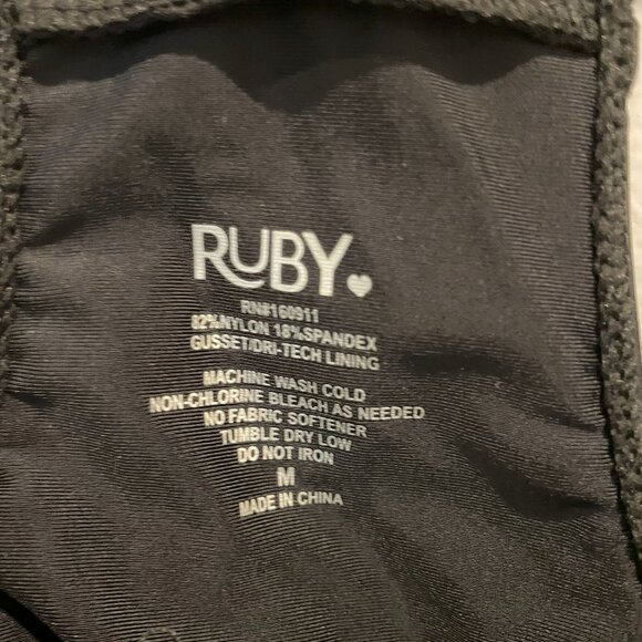 Ruby Love racerback Women's One Piece Period swimwear Swimsuit - Picture 2 of 3